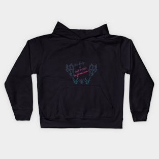 This Baby Is Swimming In Feminism Kids Hoodie